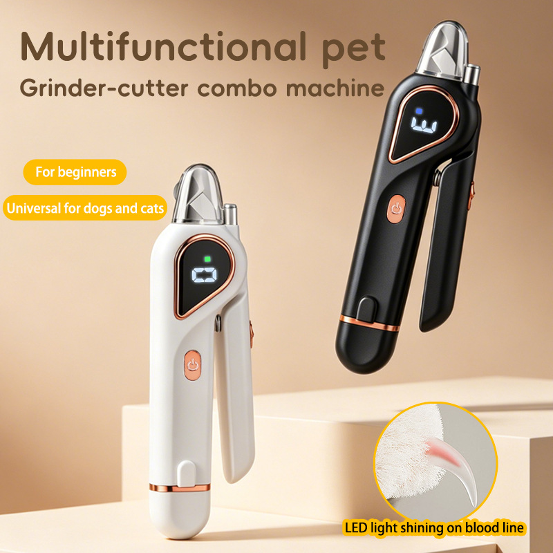 Pet Nail Grinder - 2 in 1 Pet Nail Clipper