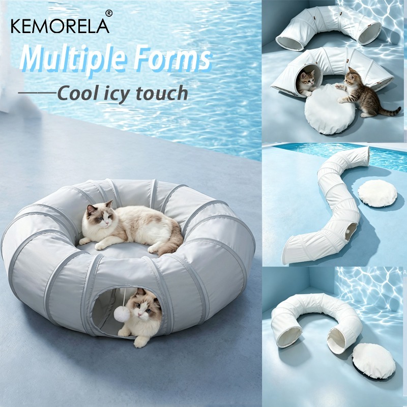 KEMORELA Summer Cooling Cat Tu - Cat Tunnel Toy review and price