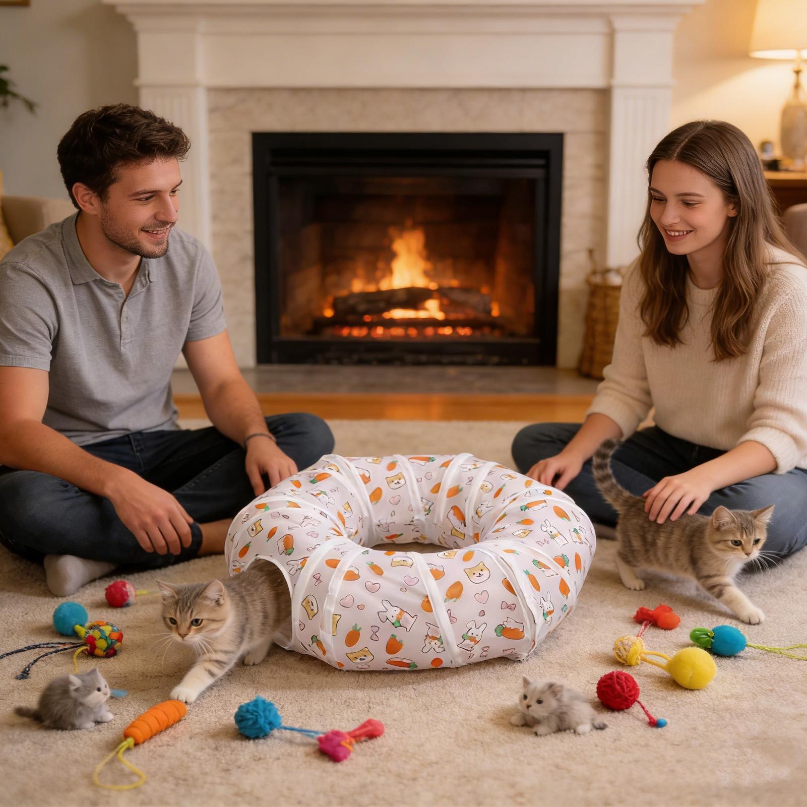 Cat Tunnels Interactive Foldab - Cat Tunnel Toy review and price