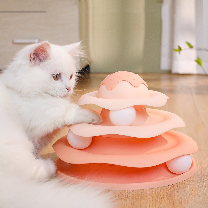Ball Spinning Cat Toy Rotating - Cat Tunnel Toy review and price