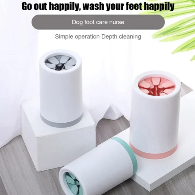 Automatic Pet Foot Washer Cup  - Dog Paw Cleaner review and price
