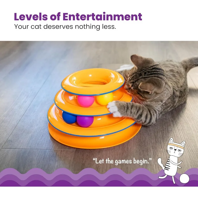 Pet Toy Four-layer Turntable P - Cat Tunnel Toy review and price