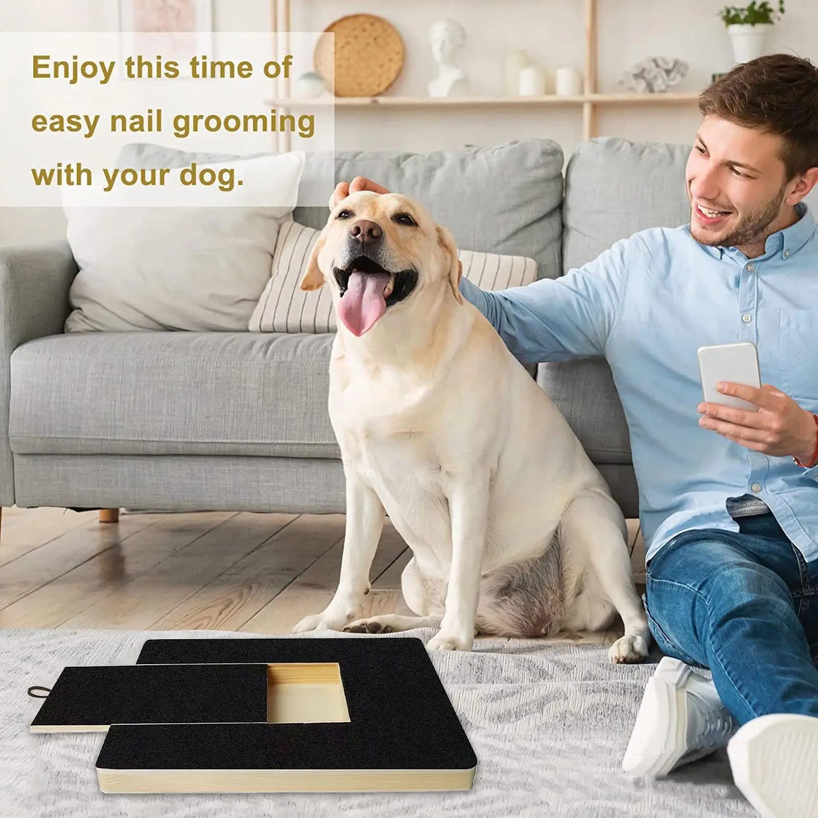 Dog Nail Scratch Pad Pull-Out  - Pet Nail Grinder review and price