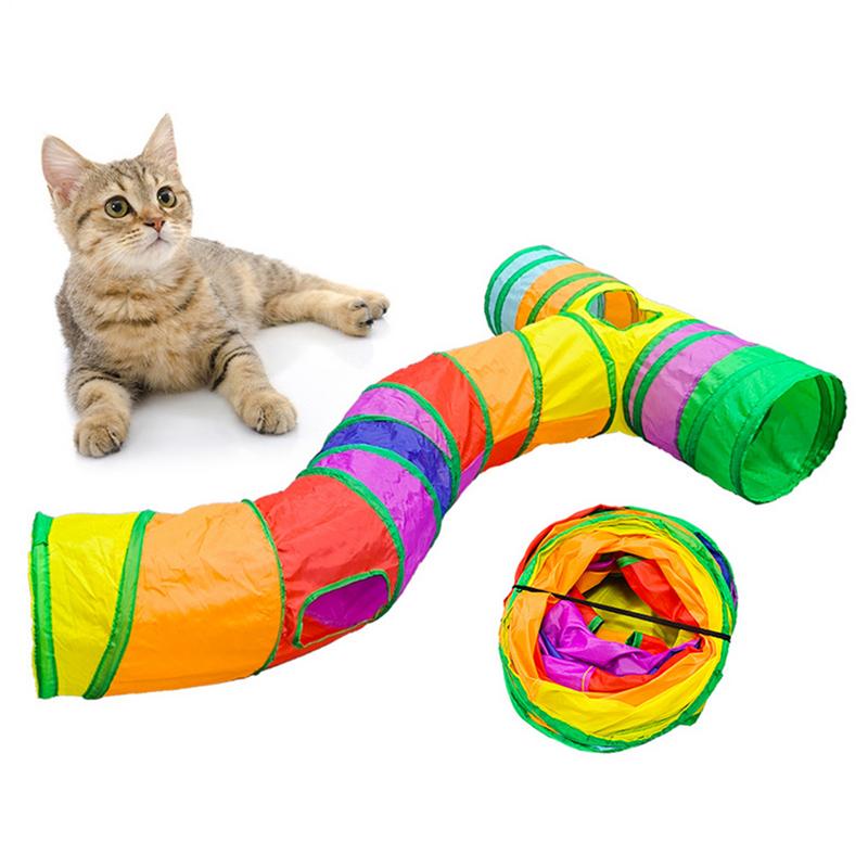 Cat Tubes And Tunnels T Shape  - Cat Tunnel Toy review and price