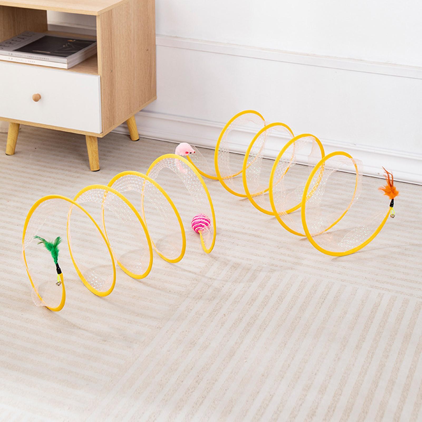 Cat Toy Tunnel Self Play Folda - Cat Tunnel Toy review and price