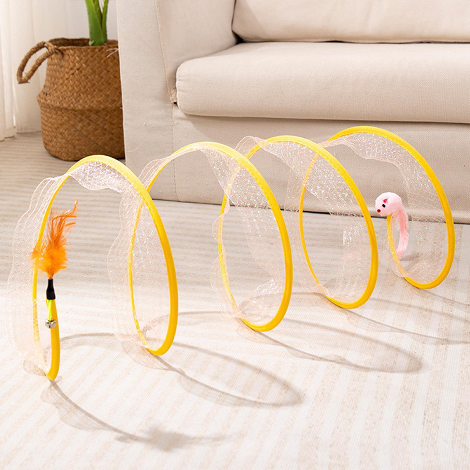 Cat Toy Tunnel Self Play Folda - Cat Tunnel Toy review and price