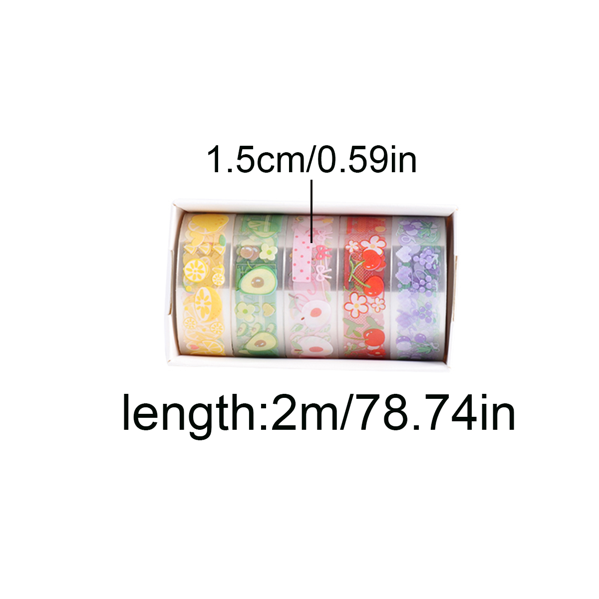 5 Rolls Clear PET Washi Tape S - Pet Supplies Usa review and price