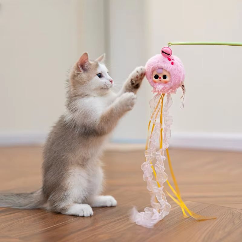 New Baby Three Cat Teasing Sti - Pet Supplies Usa review and price