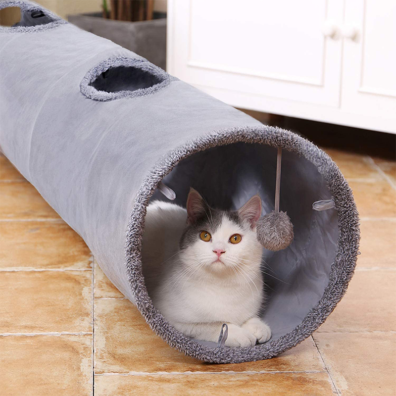 Collapsible Cat Tunnel Kitten  - Cat Tunnel Toy review and price