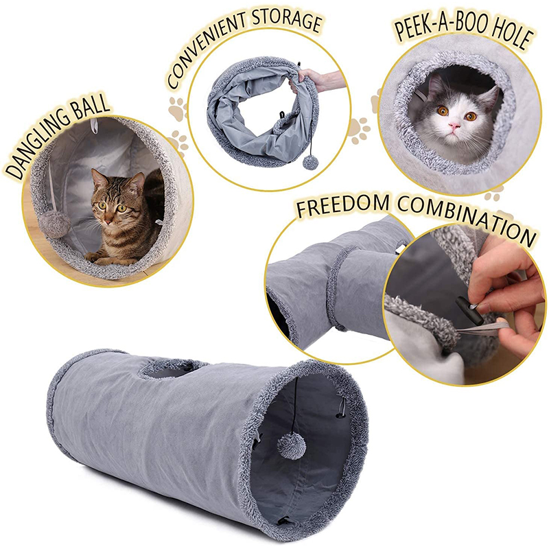 Collapsible Cat Tunnel Kitten  - Cat Tunnel Toy review and price