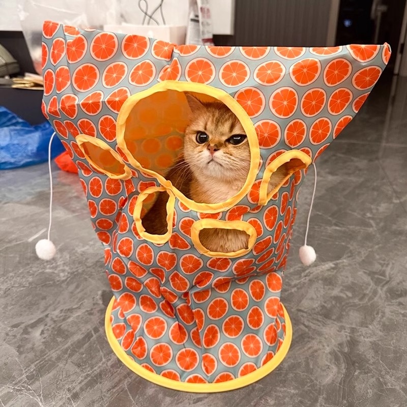 Interactive Cat Tunnel Bag wit - Cat Tunnel Toy review and price