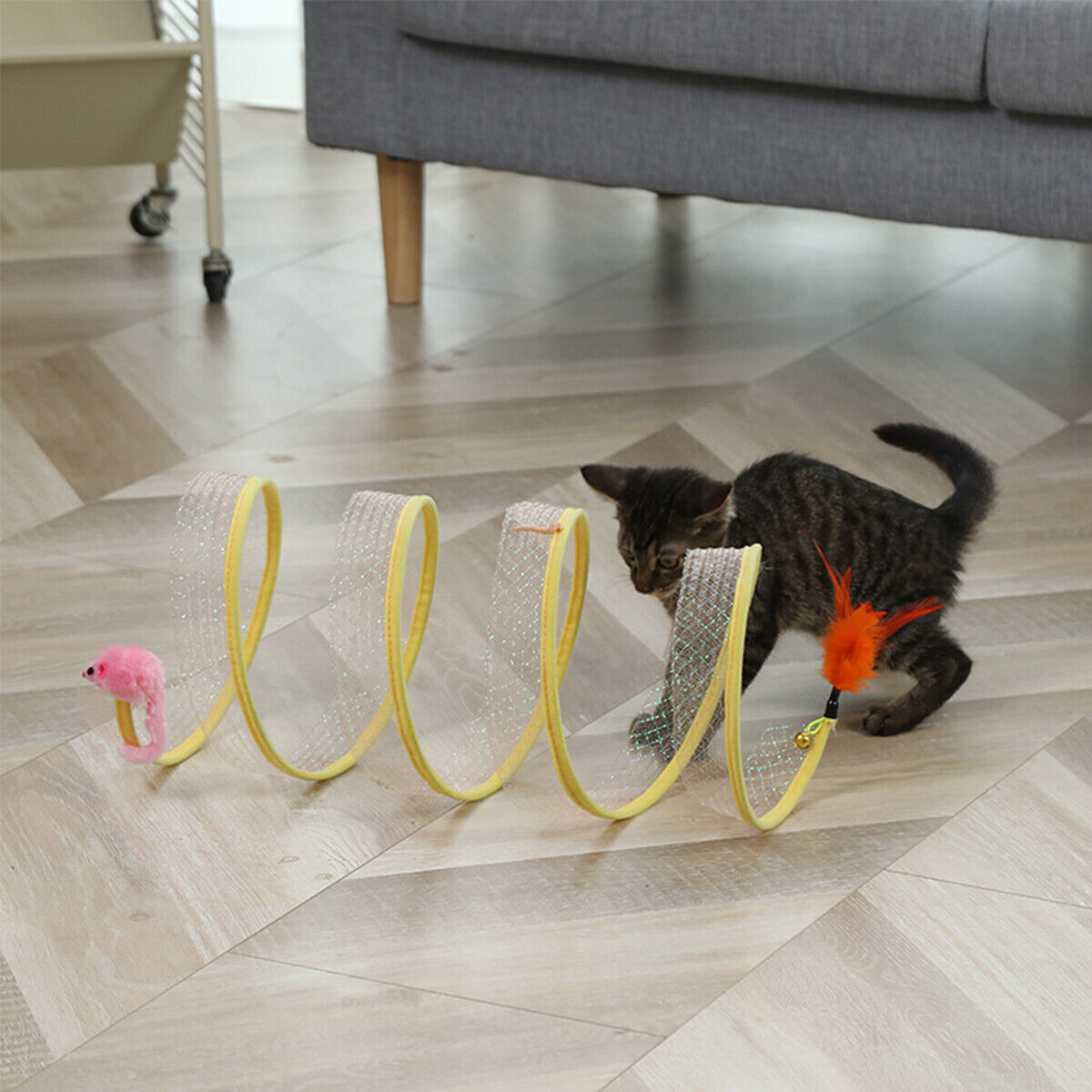 Folded Cat Tunnel S Type Cats  - Cat Tunnel Toy review and price