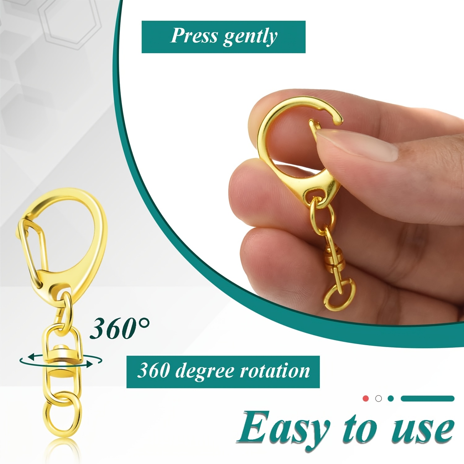 60pcs Golden Great Keychain Lo - Pet Supplies Usa review and price