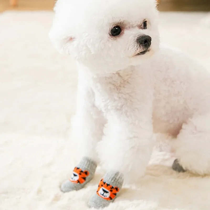 4PCS Winter Pet Dog Socks, Ant - Dog Booties Paw Protector review and price