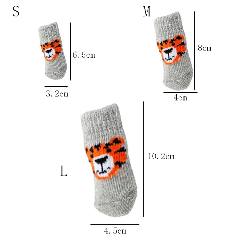 4PCS Winter Pet Dog Socks, Ant - Dog Booties Paw Protector review and price