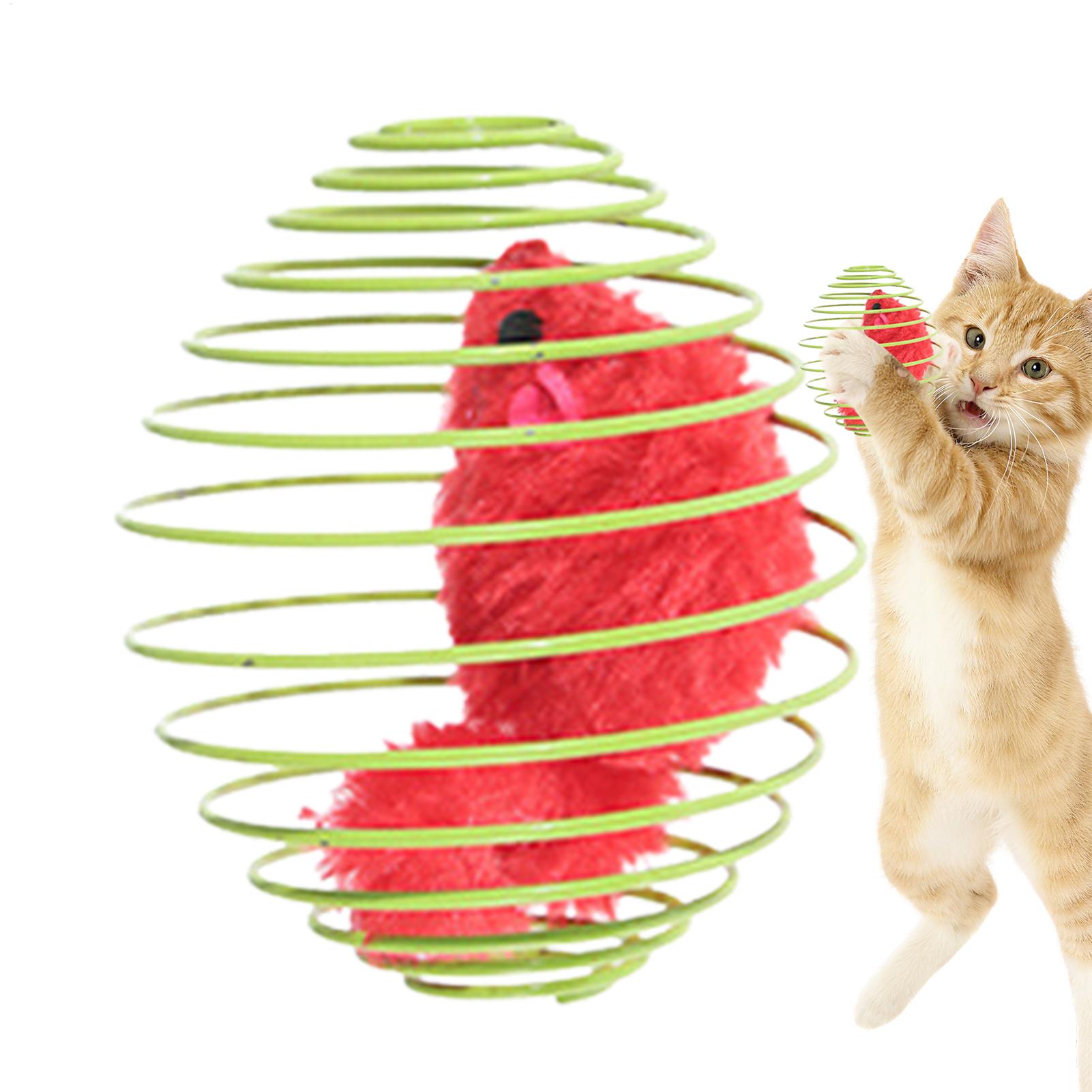 Cat Spiral Toy Interactive Fun - Cat Tunnel Toy review and price