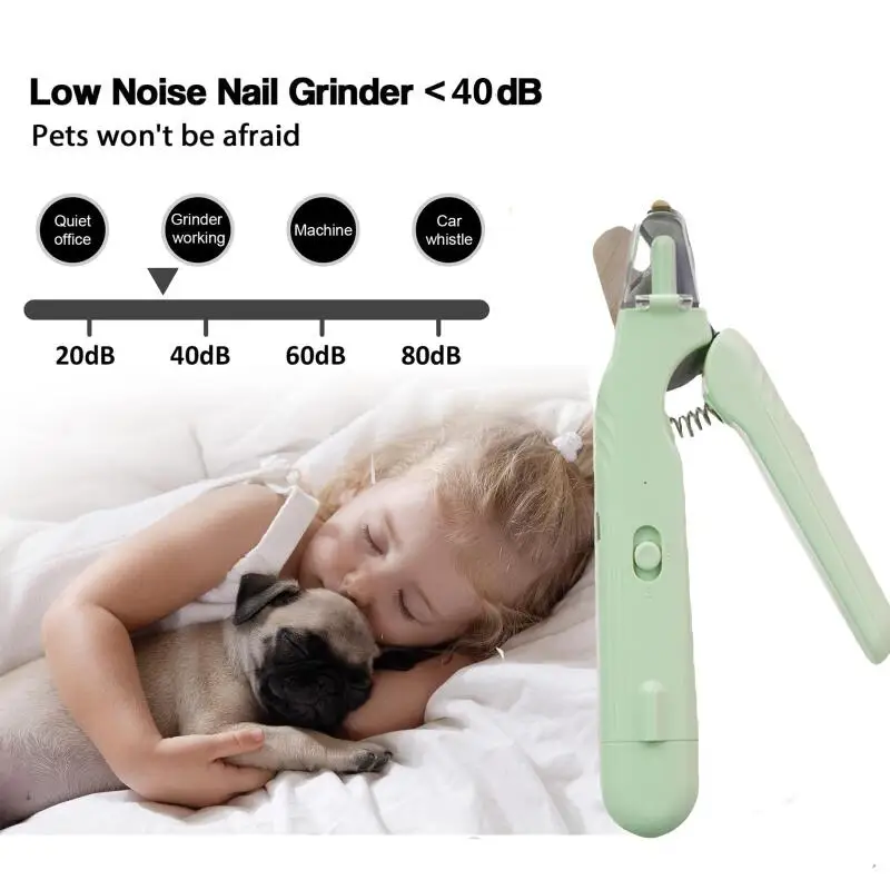 2-in-1 Pet Anti Splash Nail Cl - Pet Nail Grinder review and price