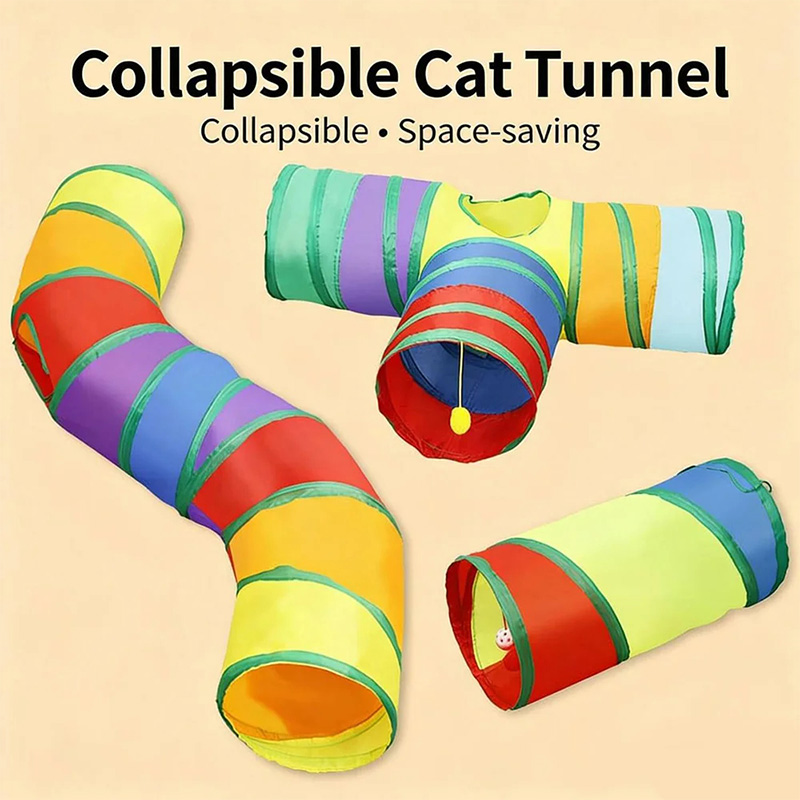 Cat Tunnel Pet Tube Collapsibl - Cat Tunnel Toy review and price
