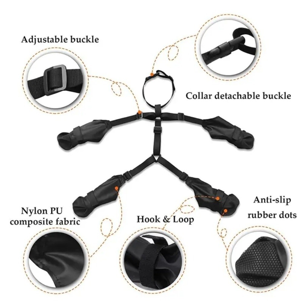 Anti-fall Waterproof Dog Shoes - Dog Booties Paw Protector review and price